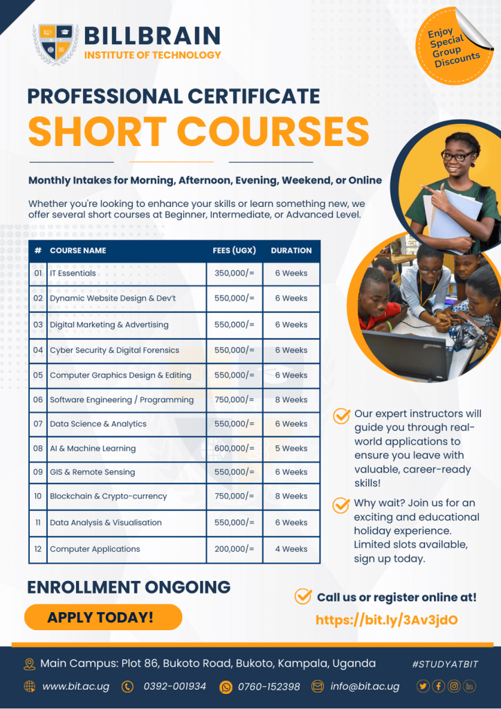Bit Ct Course CALL FOR APPLICATIONS – SHORT PROFESSIONAL COURSES (MONTHLY INTAKES ...